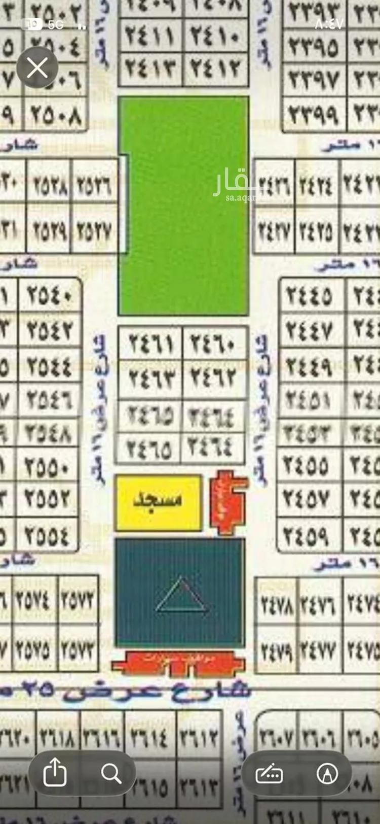 أرض للبيع في حي العويجاء, مدينة جدة, منطقة مكة المكرمة