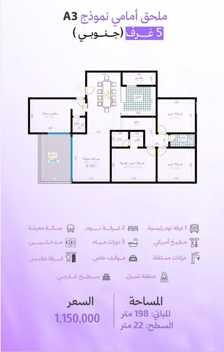 شقة للبيع في حي أبحر الجنوبية, مدينة جدة, منطقة مكة المكرمة