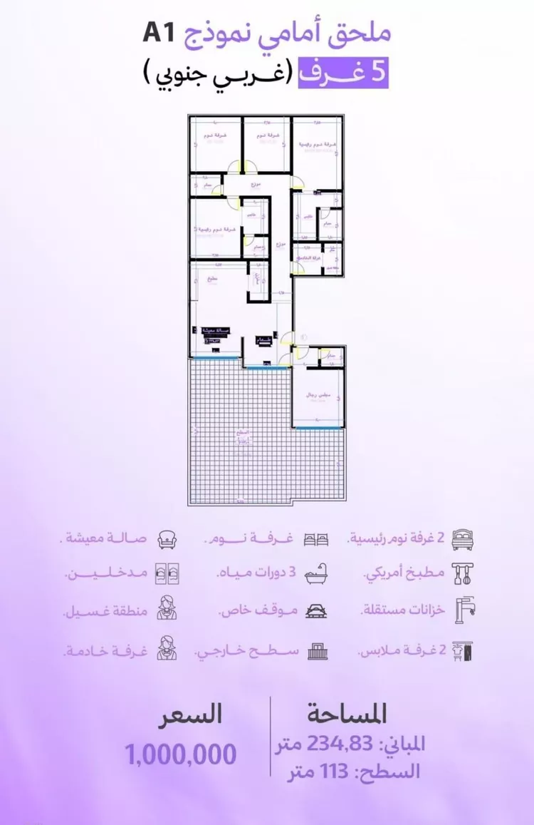 شقة للبيع في حي أبحر الجنوبية, مدينة جدة, منطقة مكة المكرمة صورة 5