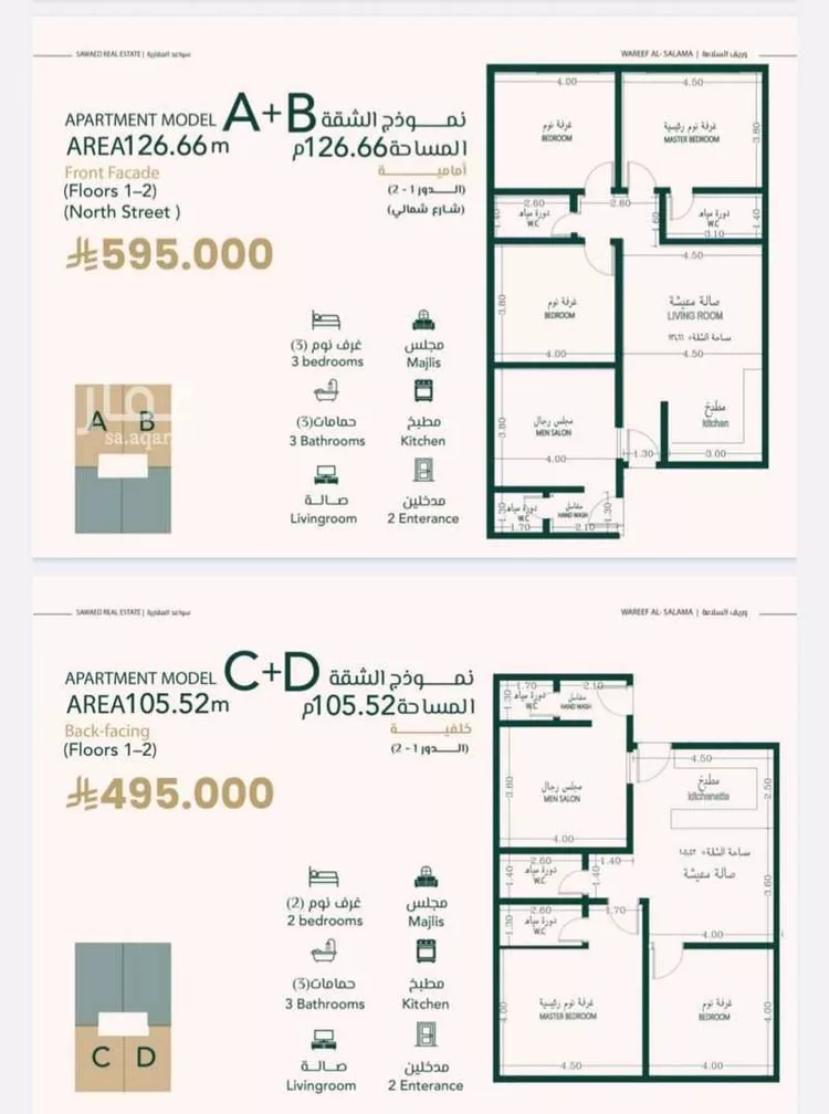 شقة للبيع في شارع علي افندي جميل, حي السلامة, مدينة جدة, منطقة مكة المكرمة