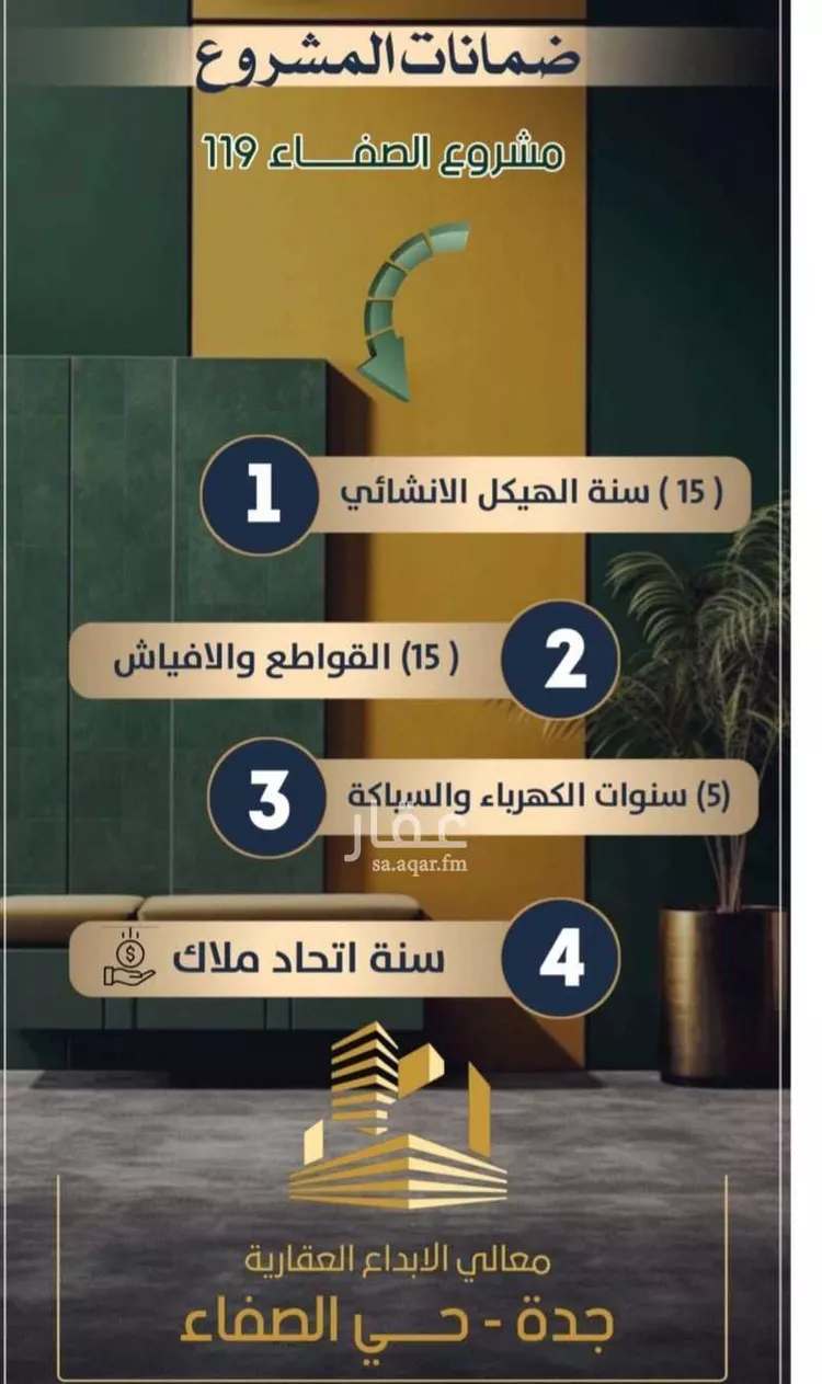 شقة للبيع في شارع إبن ثابت, حي الصفاء, مدينة جدة, منطقة مكة المكرمة