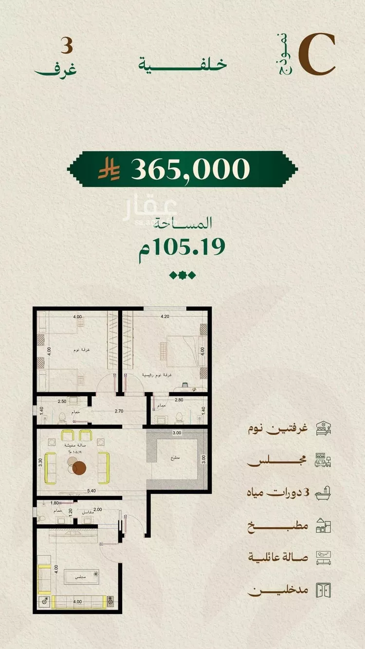 شقة للبيع في شارع الرابطه الاسلاميه, حي مشرفة, مدينة جدة, منطقة مكة المكرمة صورة 2