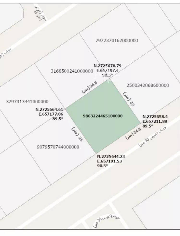 أرض للبيع في شارع حلبان, حي ظهرة لبن, مدينة الرياض, منطقة الرياض صورة 2