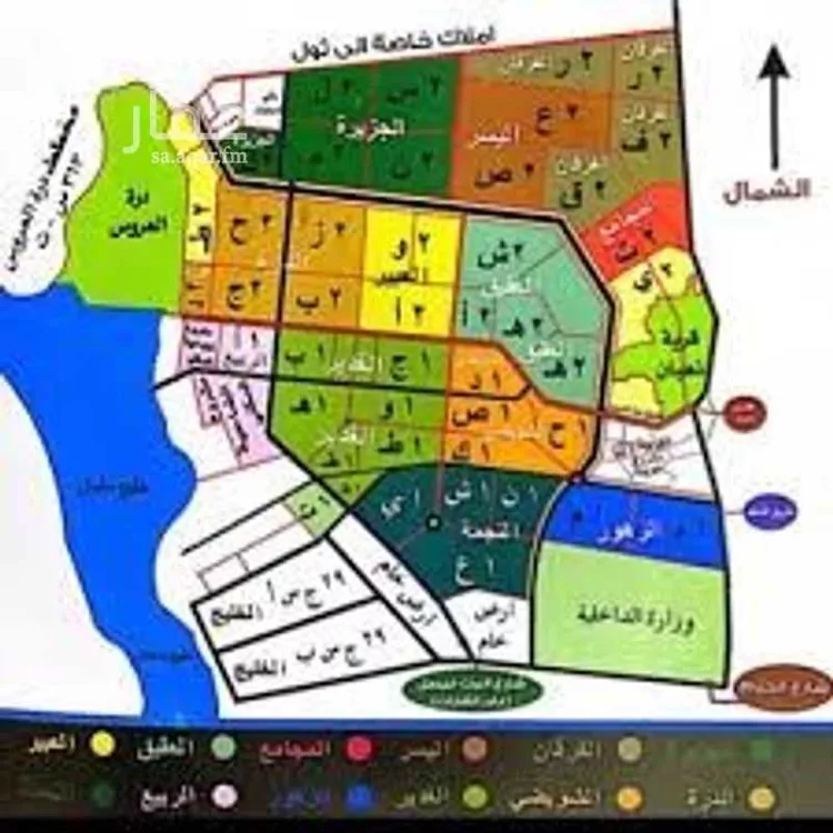 أرض للبيع في شارع  الحراني, حي الجزيرة, مدينة جدة, منطقة مكة المكرمة
