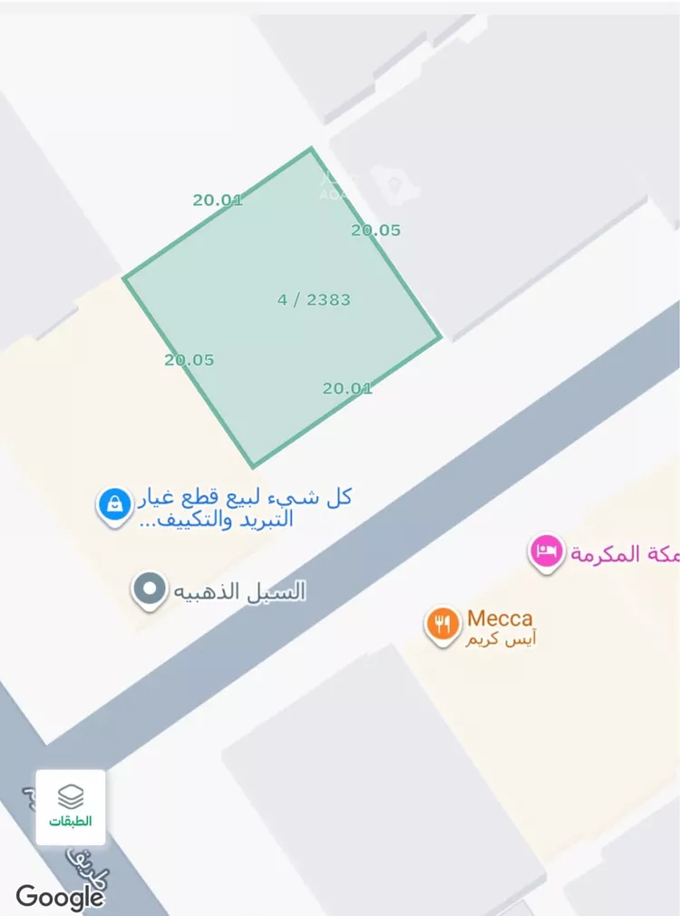 أرض للبيع في شارع عمرو بن النبيت ، حي بطحاء قريش ، مكة ، منطقة مكة المكرمة 4