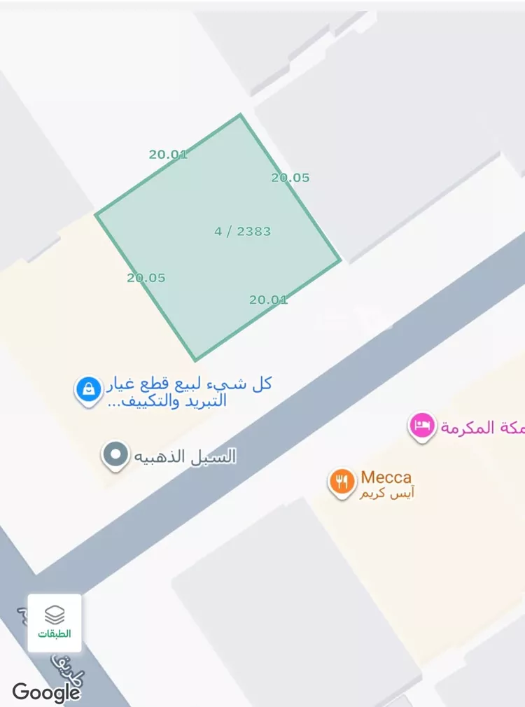 أرض للبيع في شارع عمرو بن النبيت ، حي بطحاء قريش ، مكة ، منطقة مكة المكرمة 3