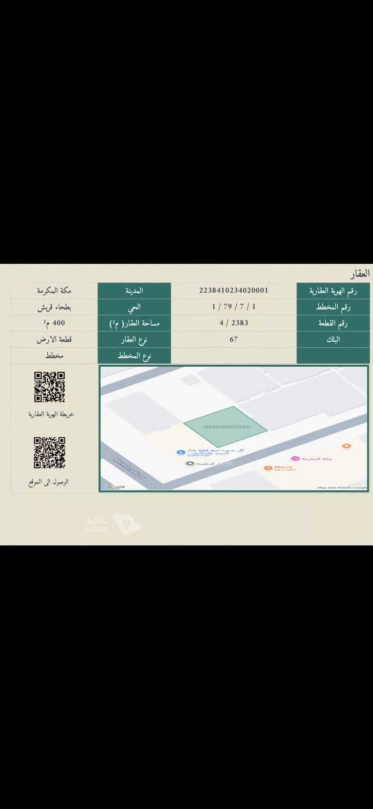 أرض للبيع في شارع عمرو بن النبيت ، حي بطحاء قريش ، مكة ، منطقة مكة المكرمة 2