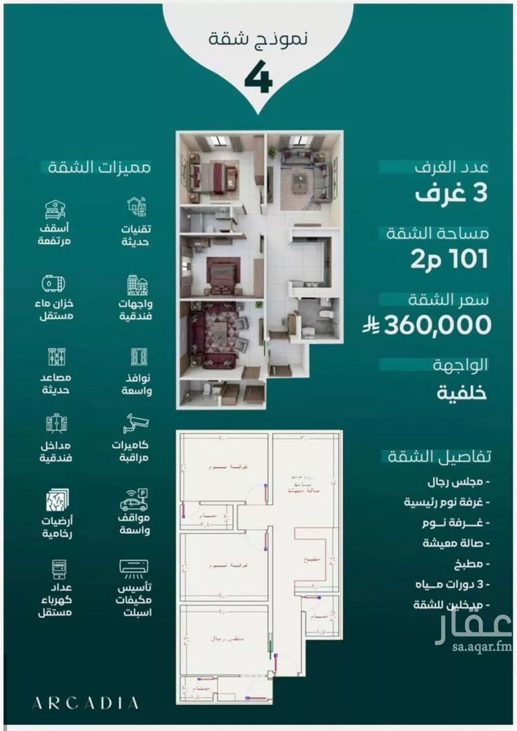 شقة للبيع في شارع سلمه بن المجبر, حي النزهة, مدينة جدة, منطقة مكة المكرمة صورة 2