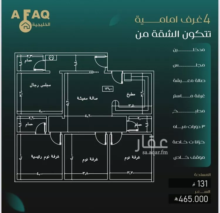 شقة للبيع في شارع عمرو ابن الاخوص, حي النزهة, مدينة جدة, منطقة مكة المكرمة صورة 2