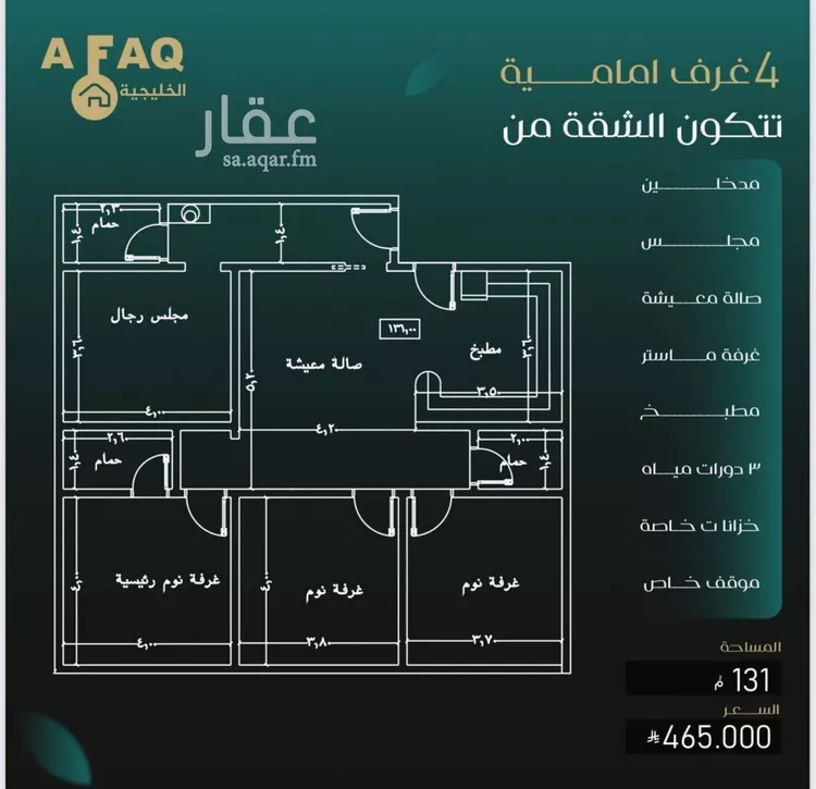شقة للبيع في شارع سلطان بن سلمان, حي النزهة, مدينة جدة, منطقة مكة المكرمة صورة 4