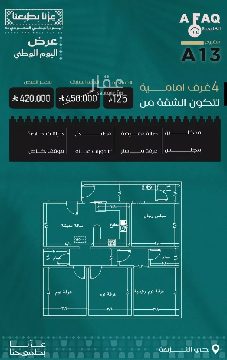 شقة للبيع في شارع طريق الملك فهد فرعي, حي النزهة, مدينة جدة, منطقة مكة المكرمة صورة 3