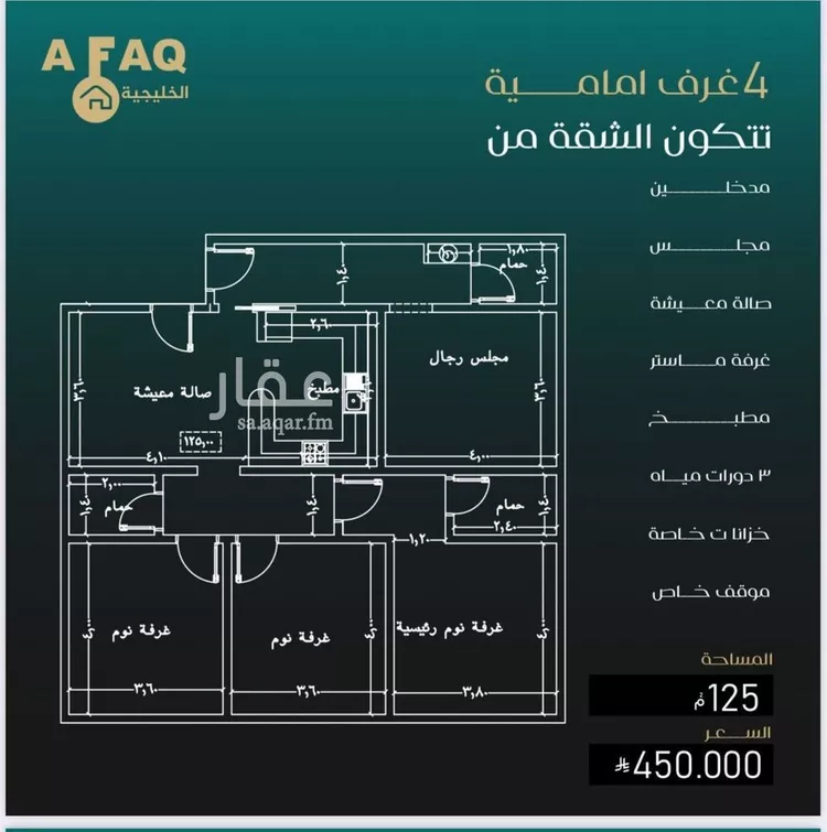 شقة للبيع في شارع نومان, حي النزهة, مدينة جدة, منطقة مكة المكرمة