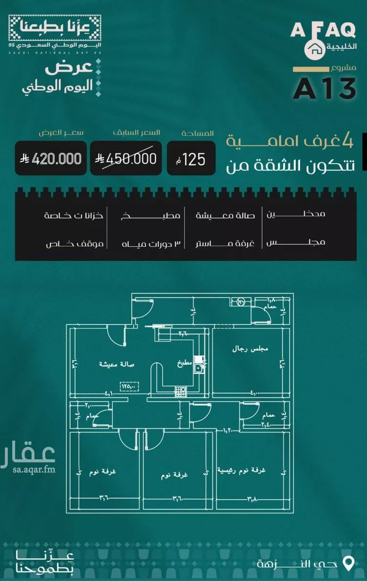 شقة للبيع في شارع طريق الملك فهد فرعي, حي النزهة, مدينة جدة, منطقة مكة المكرمة صورة 2