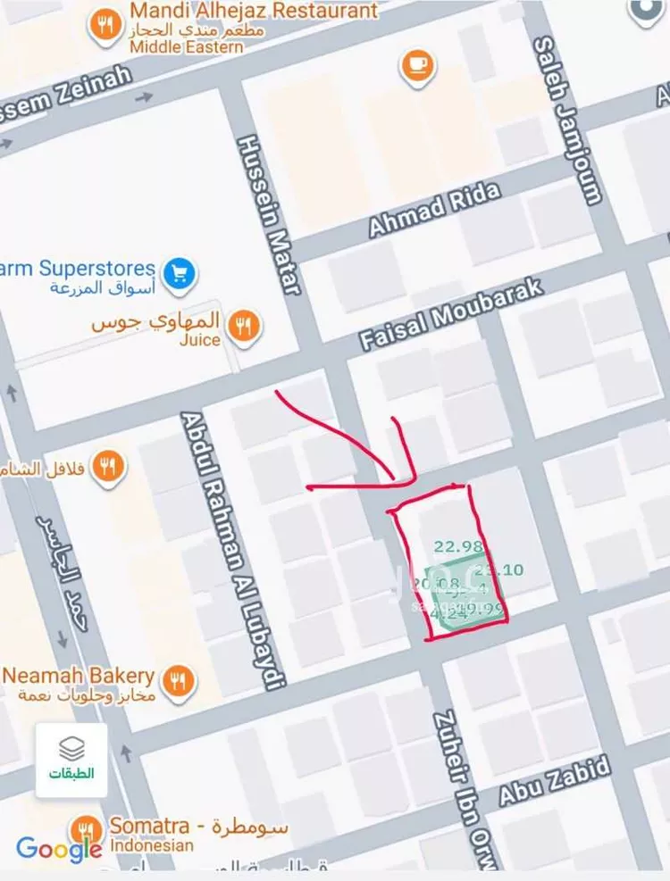 عمارة للبيع في شارع صفي الدين الحلي, حي الروضة, مدينة جدة, منطقة مكة المكرمة