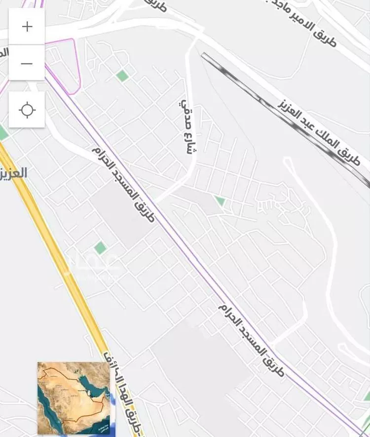 أرض للبيع في شارع المؤذن, حي العزيزية, مدينة مكه المكرمه, منطقة مكة المكرمة