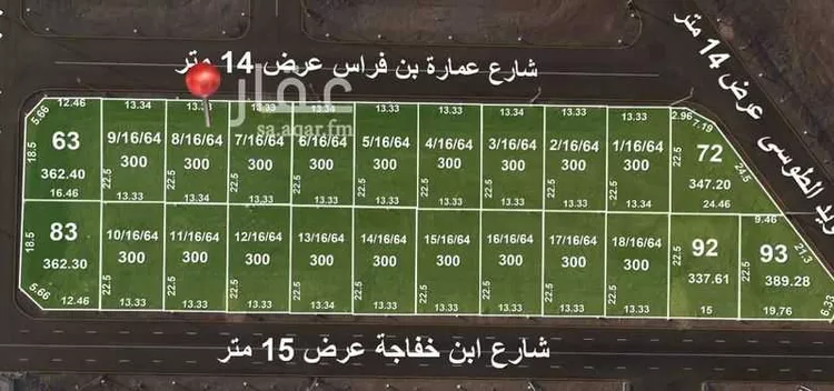 أرض للبيع في شارع زينب بنت عبدالرحمن بن الحسن, حي أبوكبير, مدينة المدينة المنورة, منطقة المدينة المنورة