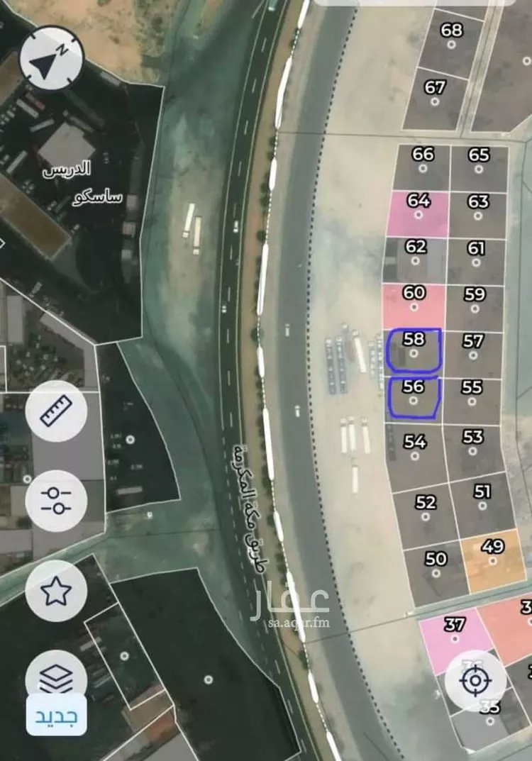 أرض للإيجار في شارع طريق مكة, حي القهيب, مدينة الطائف, منطقة مكة المكرمة