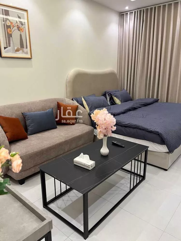 استديو مفروش للحجز في شارع الأمير فيصل بن عبدالله بن عبدالرحمن, حطين, الرياض