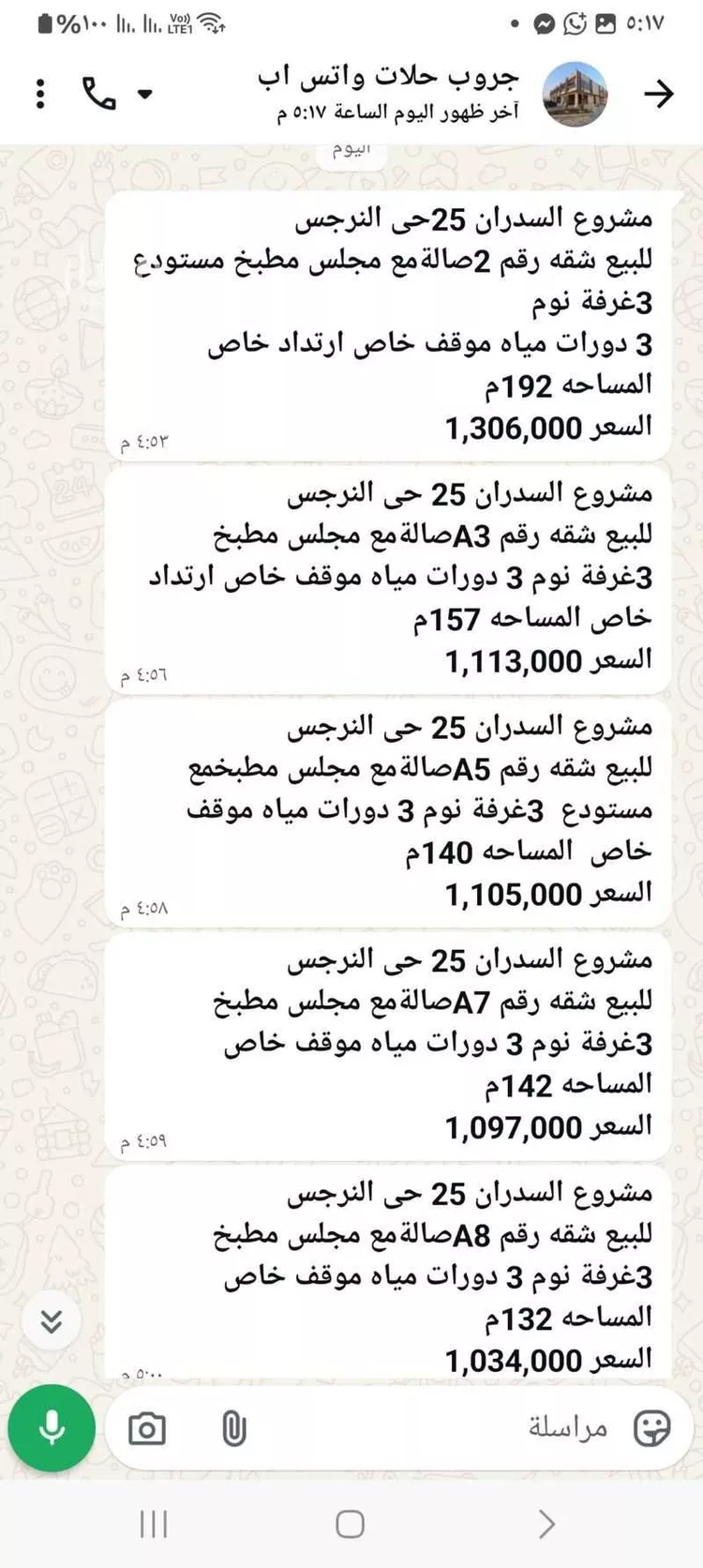 شقة للبيع في شارع الشرق, حي النرجس, مدينة الرياض, منطقة الرياض 15