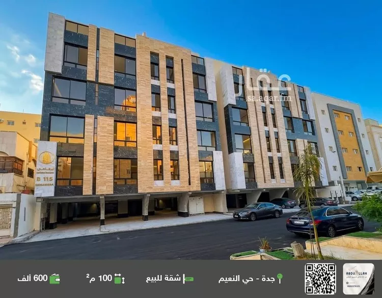 شقة للبيع في شارع ابو سفيان مدلوك, حي النعيم, مدينة جدة, منطقة مكة المكرمة