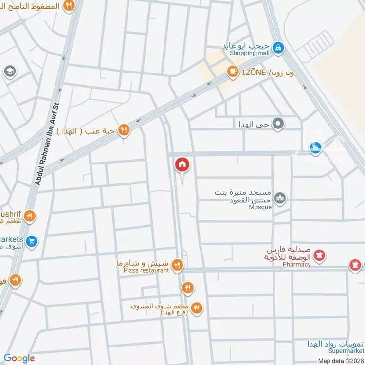 أرض للبيع في شارع شهيد الدين ثم الوطن : محمد بن عبد الله بن رشيد المضياني العنزي, حي مشرف, مدينة الخرج
