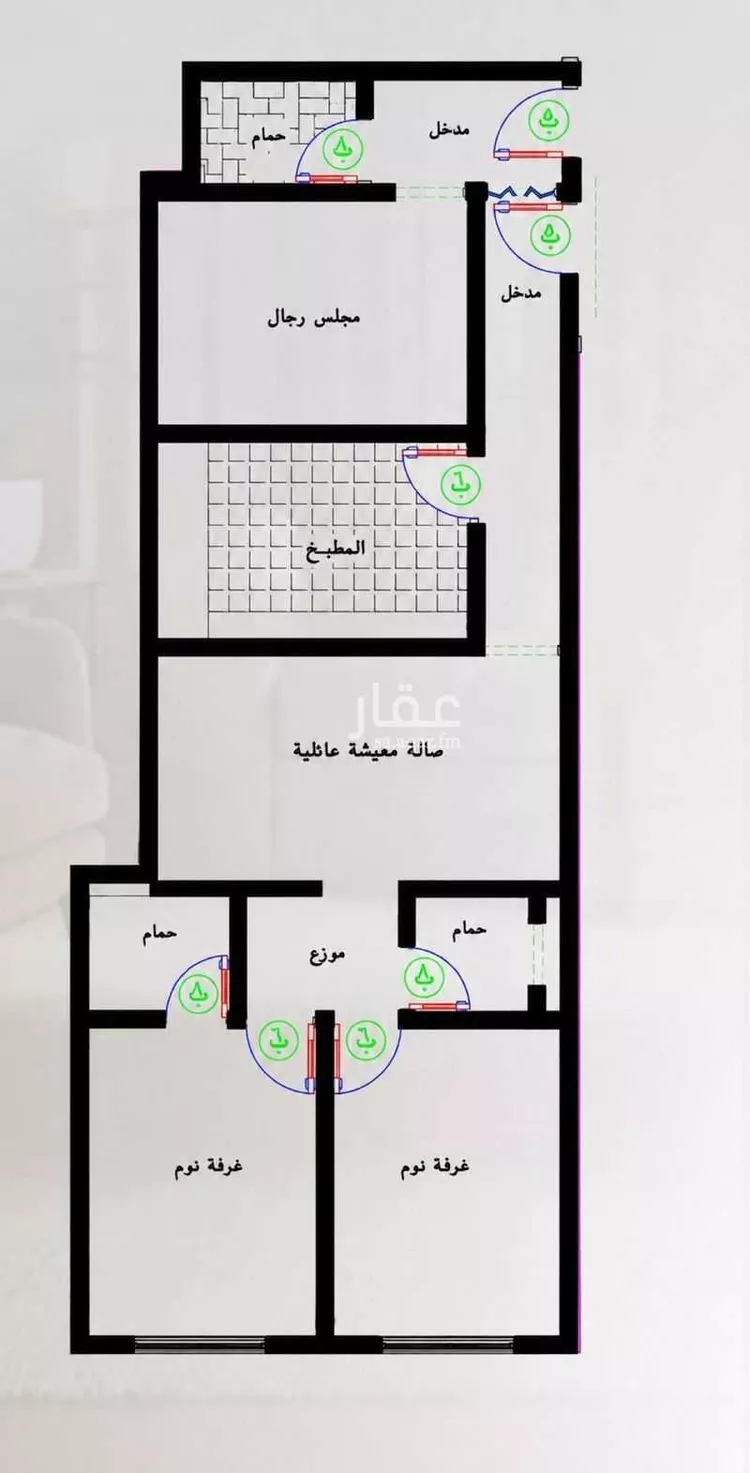 شقة للإيجار في شارع علي القارئ, حي بطحاء قريش, مدينة مكة المكرمة, منطقة مكة المكرمة