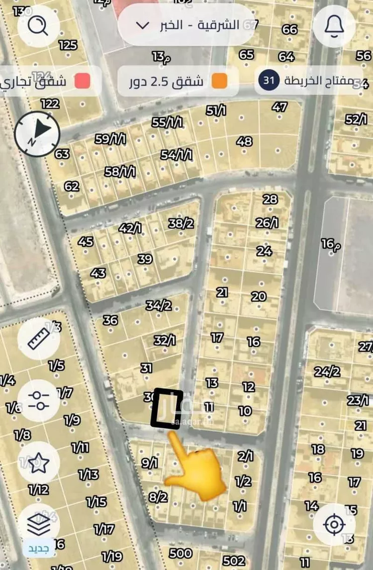 أرض للبيع في شارع الصحابه, حي العقيق, مدينة الخبر, المنطقة الشرقية