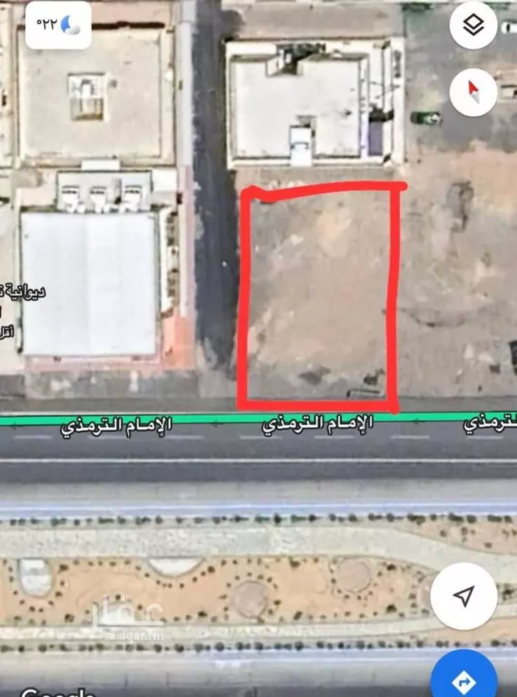 أرض للبيع في شارع الامام الترمذي., حي الدفاع, مدينة المدينه المنوره, منطقة المدينة المنورة