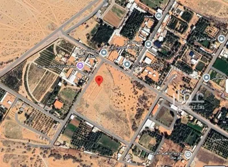 Land for Rent in Unayzah Rabwa Al hajab 