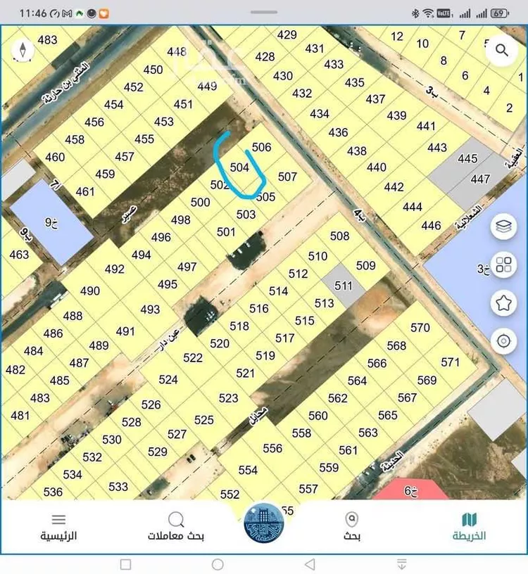 أرض للبيع في شارع العزيزية 73, حي العزيزية, مدينة الجبيل, المنطقة الشرقية