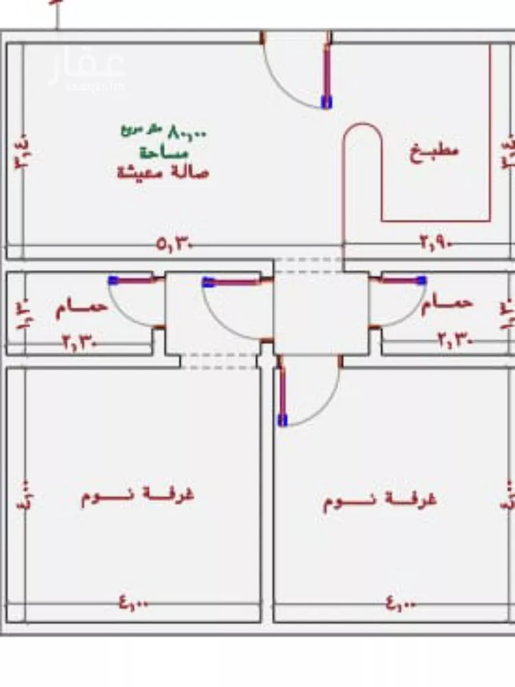 شقة للبيع في شارع عاصم ابن قيس, حي الربوة, مدينة جدة, منطقة مكة المكرمة