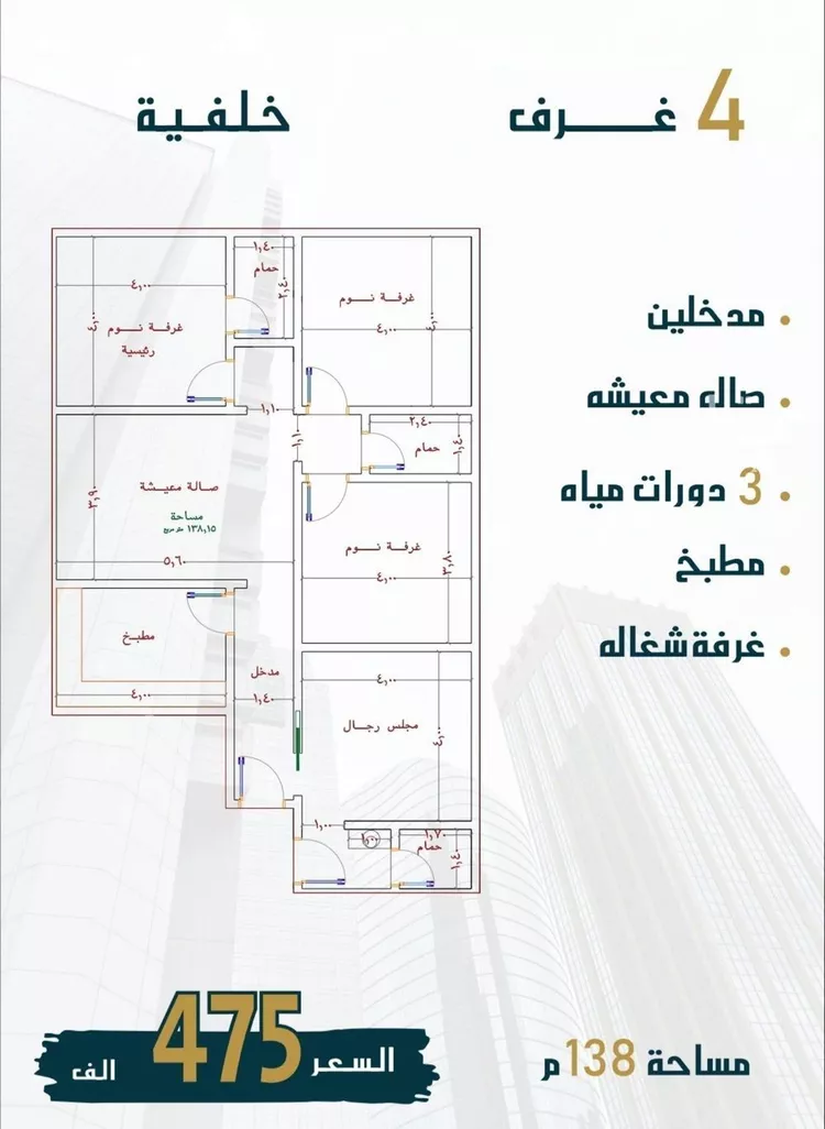 شقة للبيع في حي الصواري, مدينة جدة, منطقة مكة المكرمة