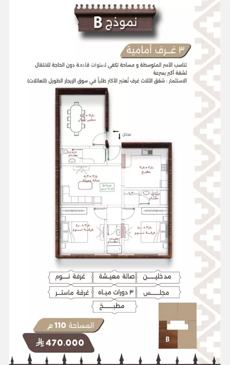 شقة للبيع في شارع اسيد بن الاخنس, حي النعيم, مدينة جدة, منطقة مكة المكرمة صورة 2