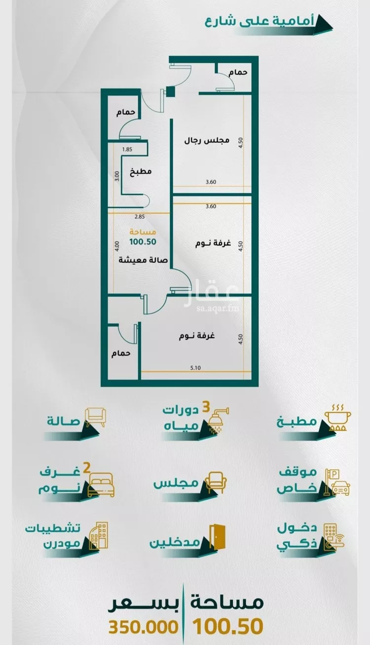 شقة للبيع في شارع خلف الفراء, حي الجامعة, مدينة جدة, منطقة مكة المكرمة