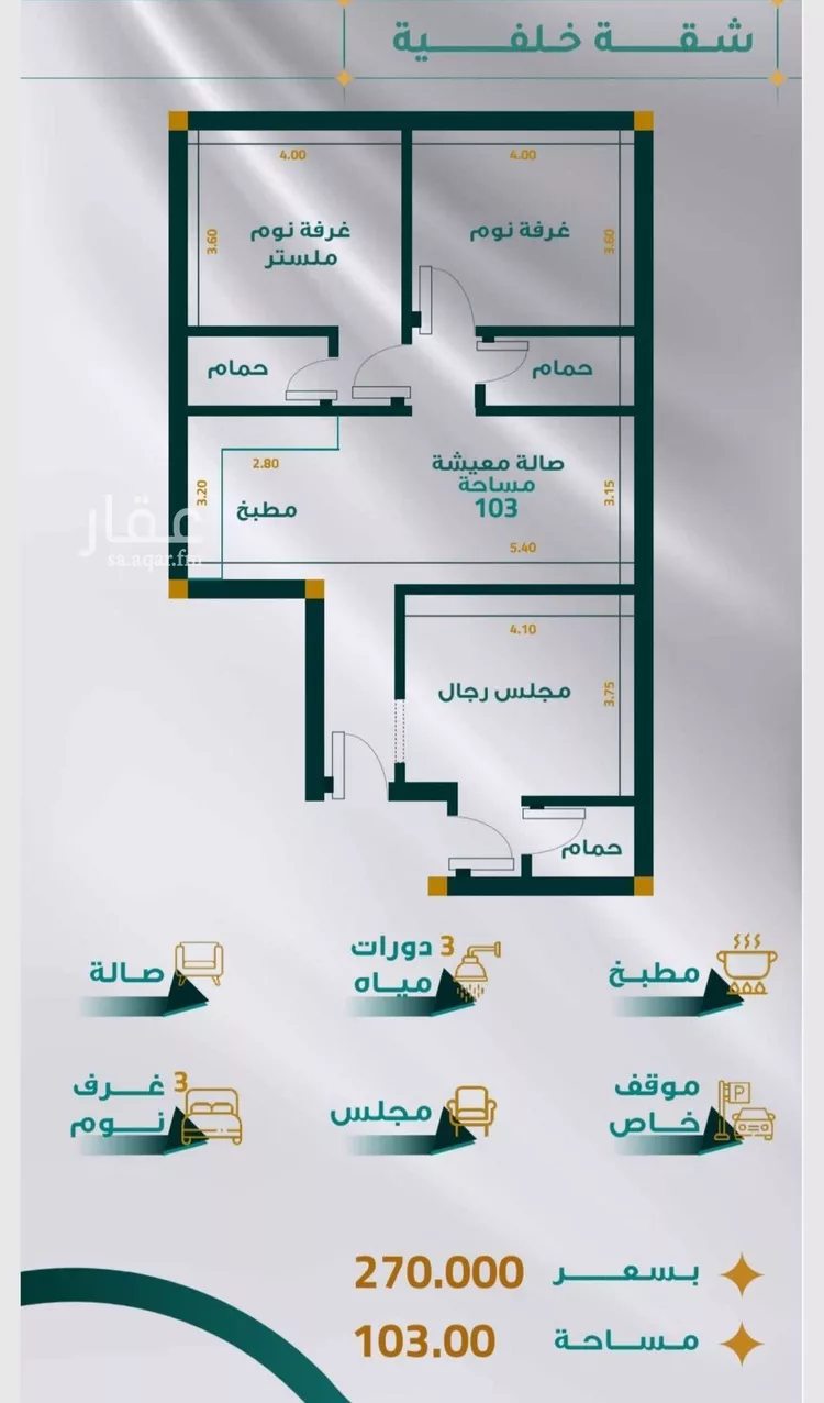 شقة للبيع في شارع غير مسمى, حي مريخ, مدينة جدة, منطقة مكة المكرمة صورة 5