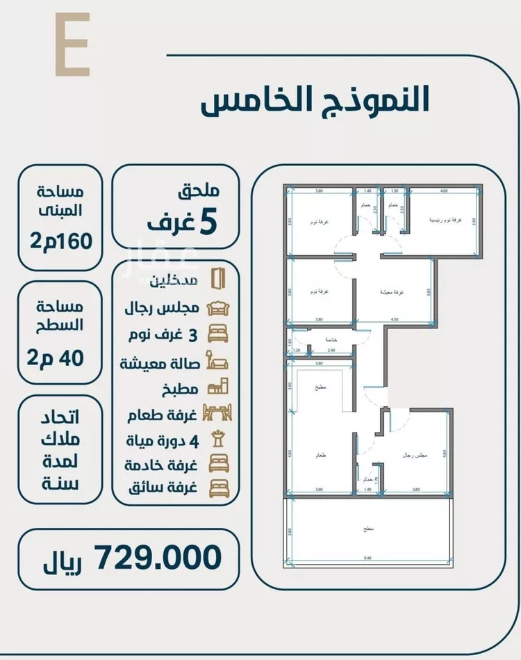شقة للبيع في حي النعيم, مدينة جدة, منطقة مكة المكرمة