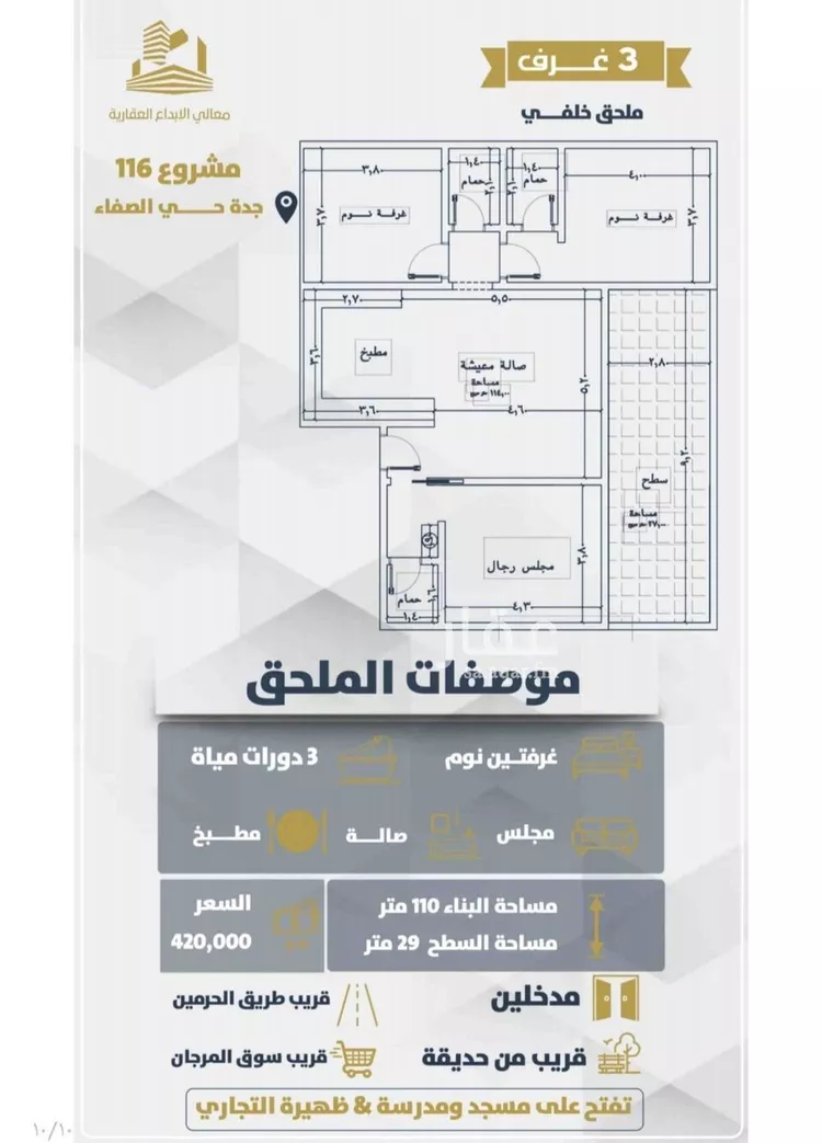 شقة للبيع في شارع عبداللطيف الزبيدي, حي الصفاء, مدينة جدة, منطقة مكة المكرمة