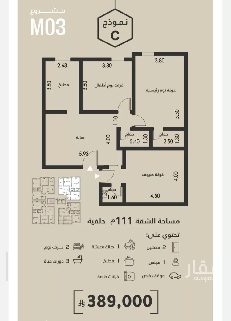 شقة للبيع في حي الفيصلية, مدينة جدة, منطقة مكة المكرمة