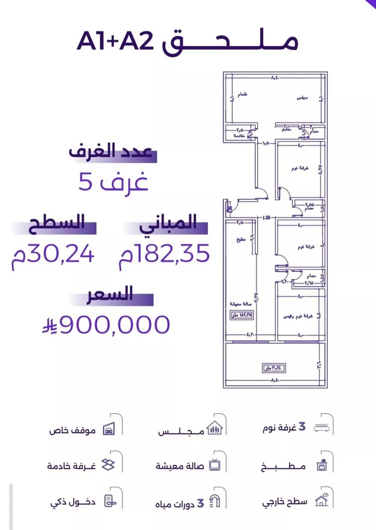 شقة للبيع في شارع عطيه بن يسر, حي الزهراء, مدينة جدة, منطقة مكة المكرمة