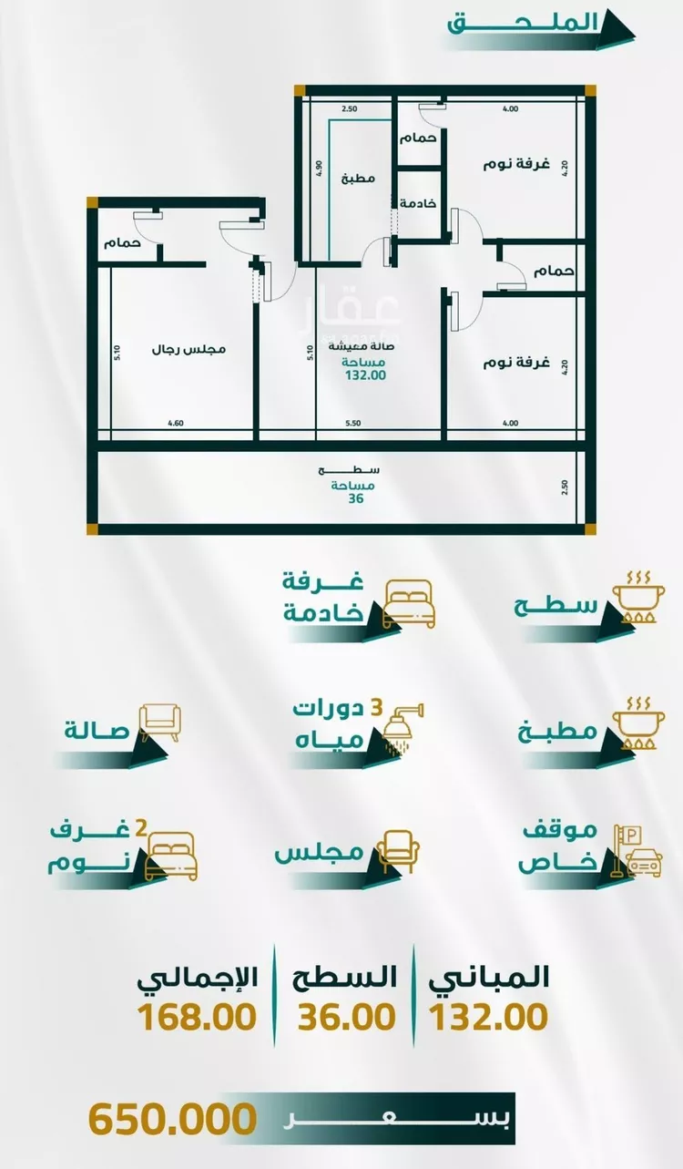 شقة للبيع في شارع عبدالبديع بن عمر اليافي, حي الفيحاء, مدينة جدة, منطقة مكة المكرمة