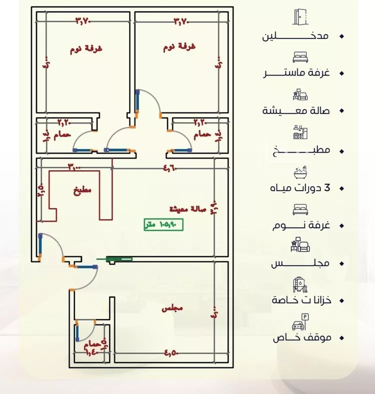 شقة للبيع في شارع شقرون المغراوي, حي الياقوت, مدينة جدة, منطقة مكة المكرمة صورة 5