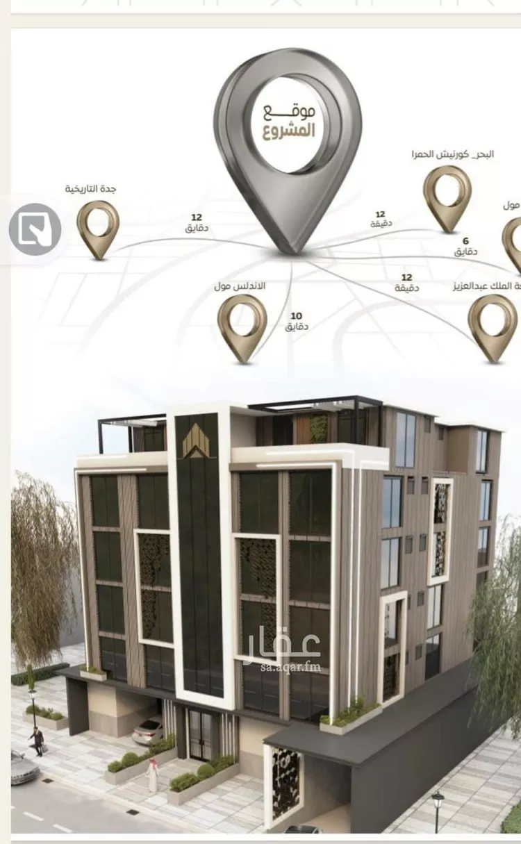 شقة للبيع في شارع سعد بن زراره, حي الشرفية, مدينة جدة, منطقة مكة المكرمة صورة 3