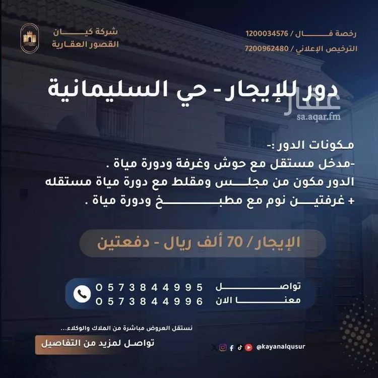 Floor for Rent in Riyadh As Sulimaniyah