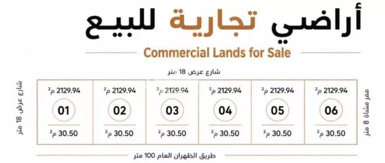أرض للبيع في شارع طريق الظهران, حي الدانة الشمالية, مدينة الظهران, المنطقة الشرقية صورة 2