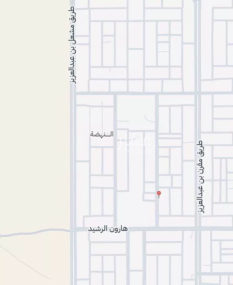 أرض للبيع في حي ، شارع ابو الاسود الدؤلي ، حي النهضة ، حفر الباطن ، حفر الباطن