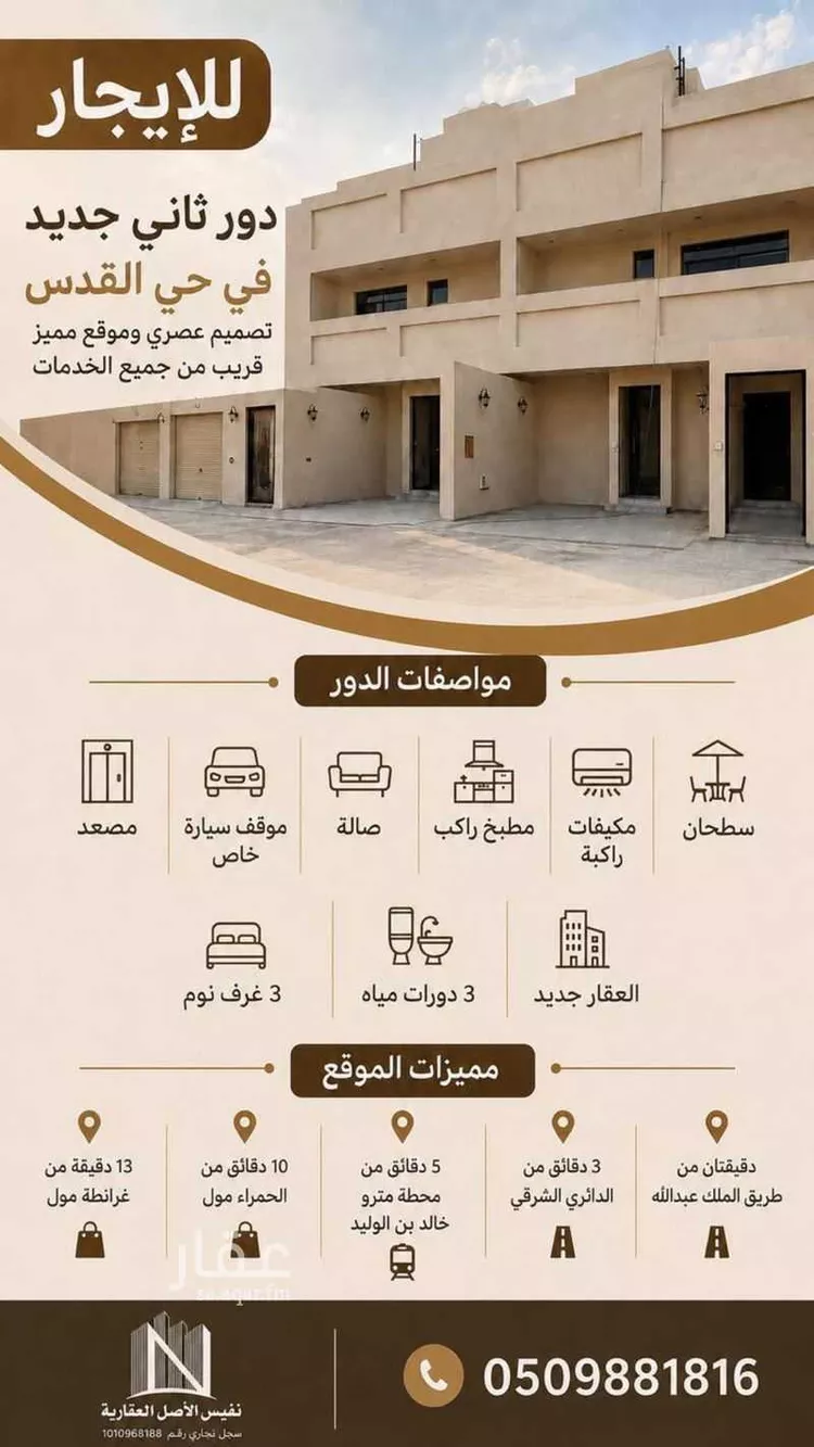 Floor for Rent in Riyadh Al Quds
