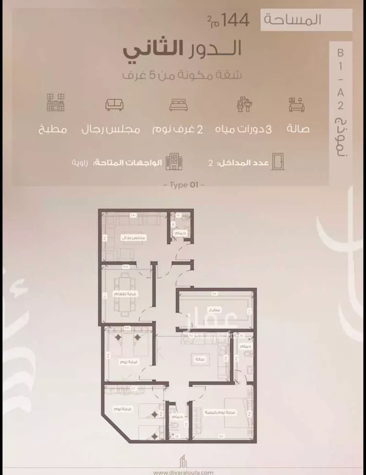 شقة للبيع في شارع زيادة بن الوليد, حي مريخ, مدينة جدة, منطقة مكة المكرمة صورة 5