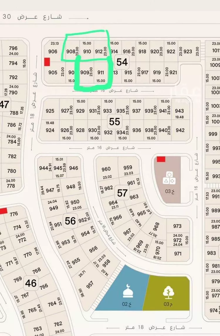 أرض للبيع في حي الدرة, مدينة الخبر, المنطقة الشرقية صورة 2