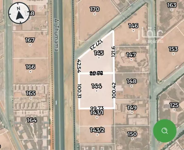 أرض للإيجار في حي الرمال, مدينة الرياض, منطقة الرياض