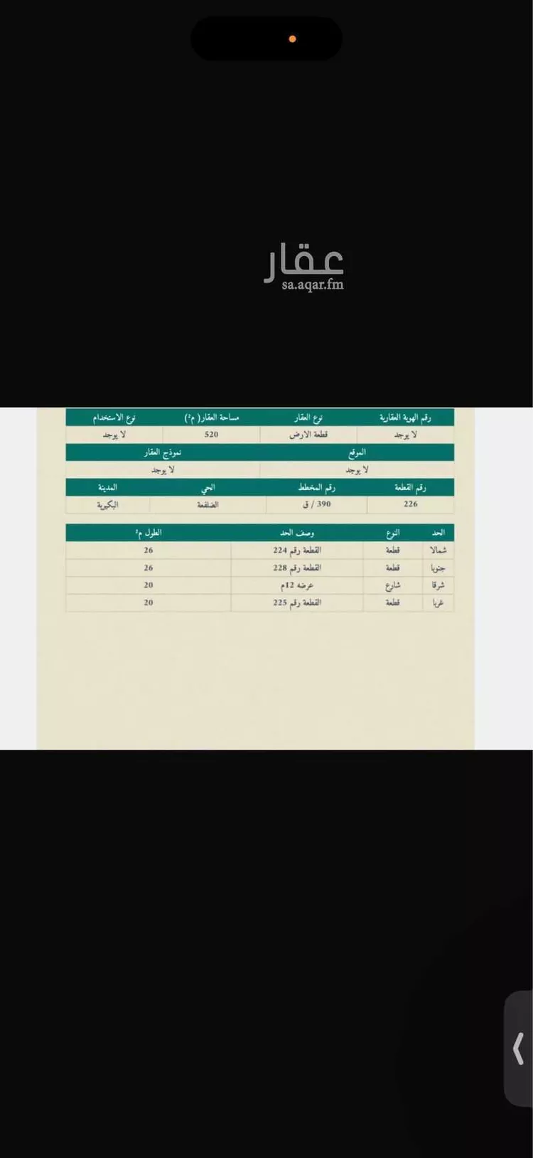 Land for Sale in Al Bukayriyah Al Fahd